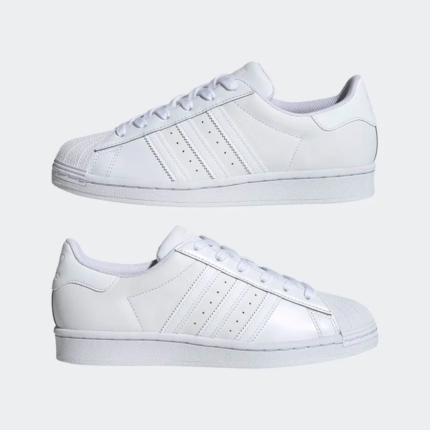 Adidas Women's Superstar Shoes - All White