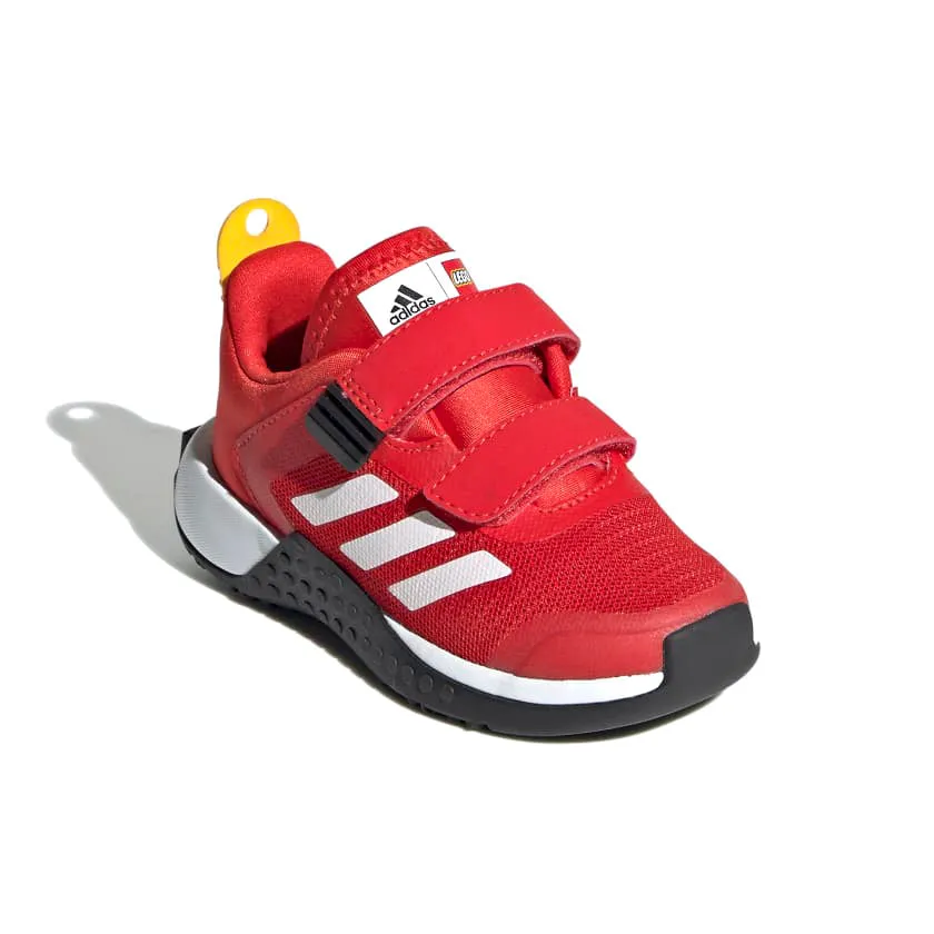 Adidas X LEGO Infant Sport CF Low Shoes, Red/White/Yellow