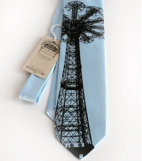 Coney Island Parachute Jump Necktie