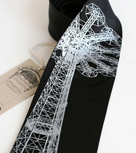 Coney Island Parachute Jump Necktie