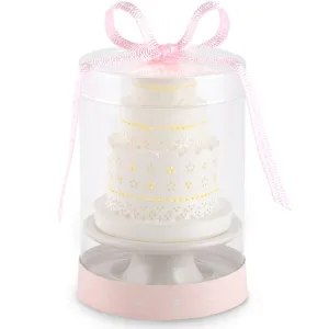 ELEGANT LACE WEDDING CAKE CANDLE