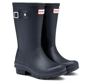 Hunter Original Kids Wellington Boots in Navy