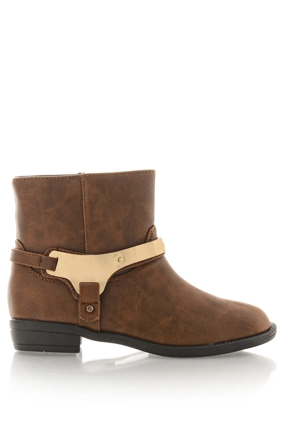 INDIANA Brown Ankle Boots