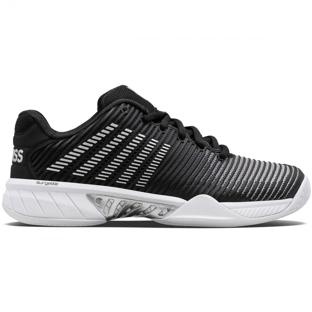 K-Swiss Women’s Hypercourt Express 2 Tennis Shoes Black/White/Silver