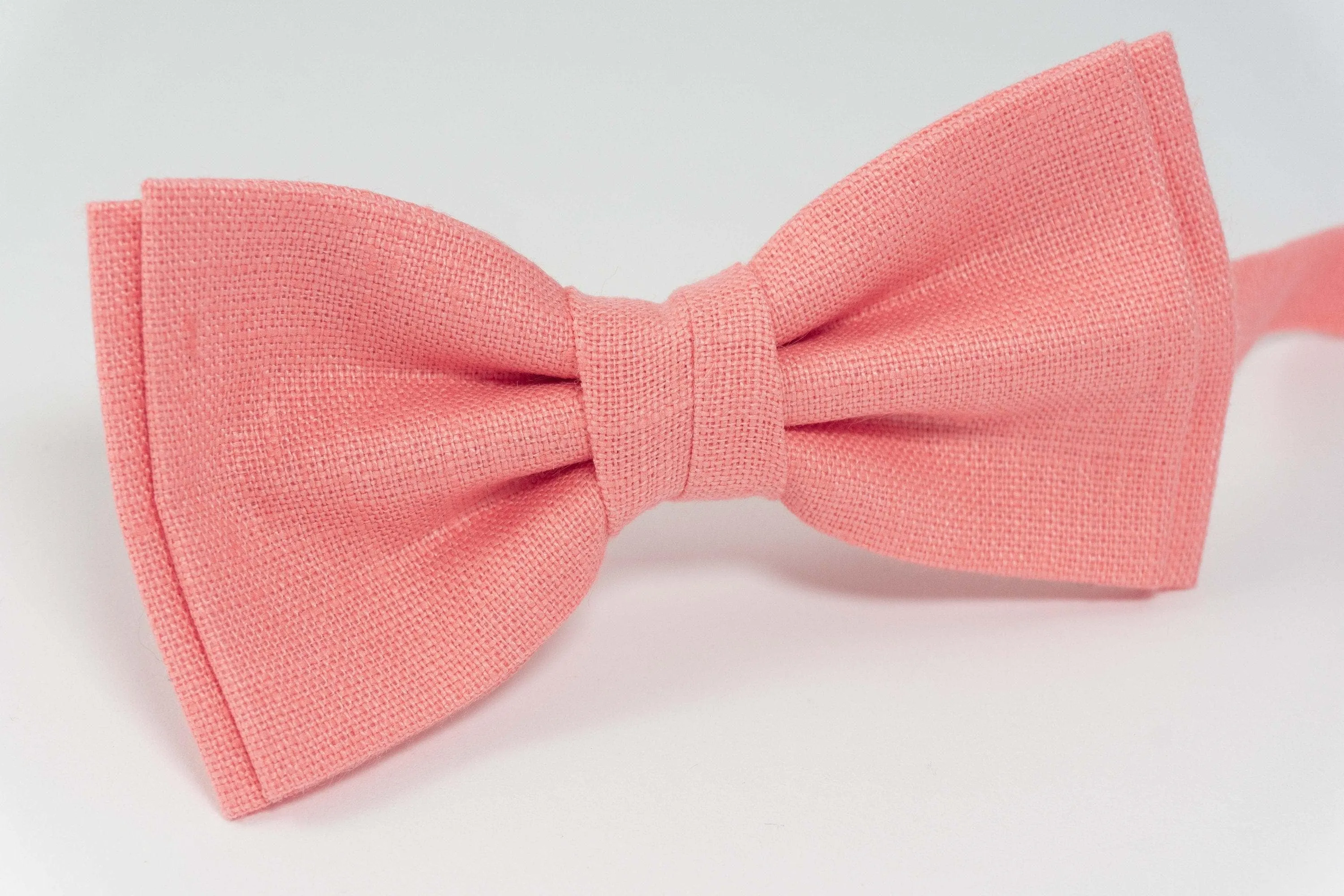 Rose color mens bow tie | bow ties for men