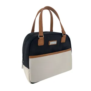 Sachi Insulated Cali Lunch Bag - Black & Cream