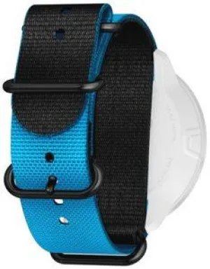 Suunto D5 Zulu textile Strap (L) - Blue/Black