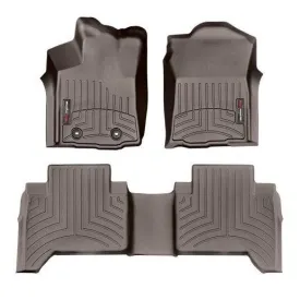 WeatherTech Front & Rear DigitalFit FloorLiner | Cocoa - 2023-2016 Toyota Tacoma