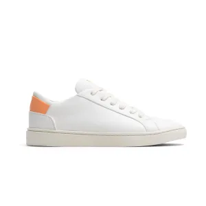 Women's Lace Up | White-Crush Orange